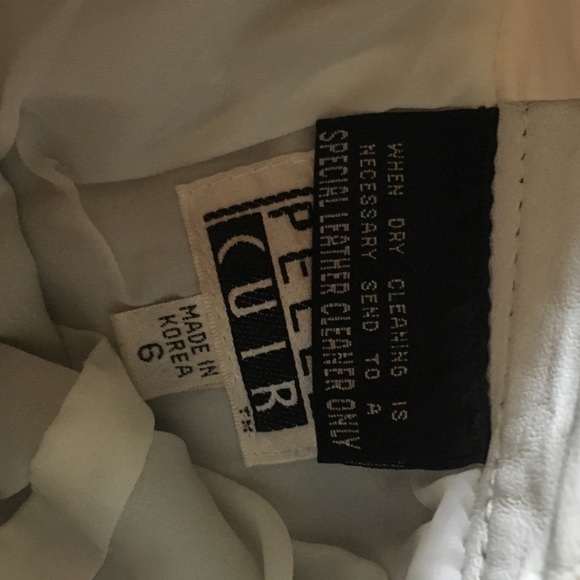 💎 VINTAGE LEATHER SKIRT 💎 NWOT. - Picture 7 of 8